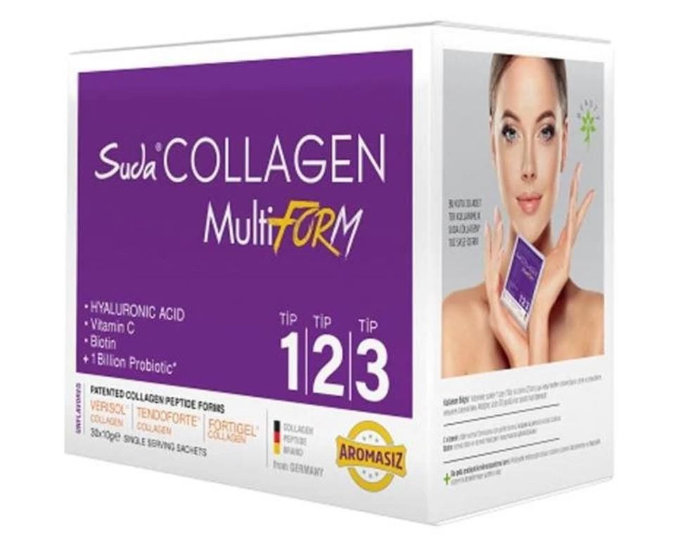 Suda Collagen MultiForm Aromasız 10g x 30 Saşe