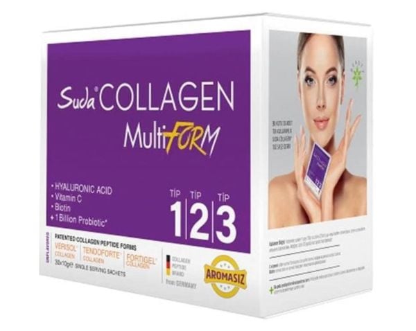 Suda Collagen MultiForm Aromasız 10g x 30 Saşe