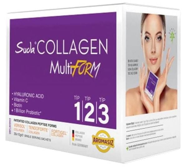 Suda Collagen MultiForm Aromasız 10g x 30 Saşe