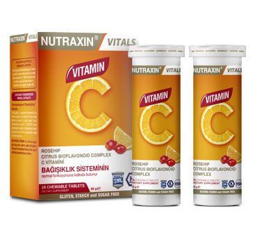Nutraxin C Vitamini Çiğneme Tableti 28 Tablet
