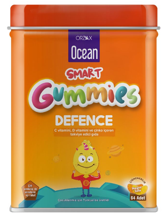 Orzax Ocean Smart Gummies Defence Çiğneme Tableti 64 Tablet