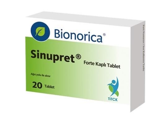 Sinupret Bitkisel Ekstre 20 Tablet