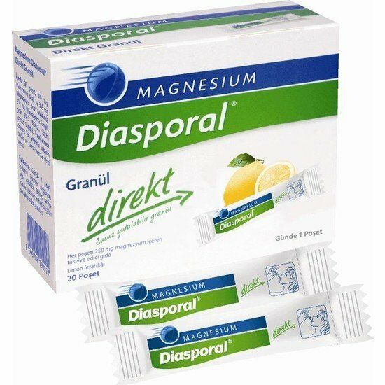 Assos Magnesium Diasporal Granül Direkt 20 Poşet - Limon