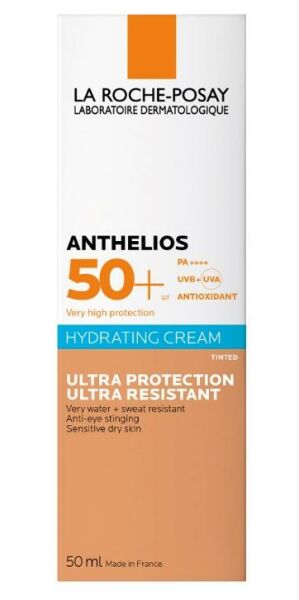 La Roche Posay Anthelios Hydrating Cream SPF50+ Tinted  50ml | Kuru Ciltler İçin Güneş Kremi