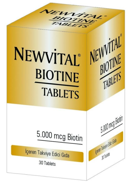 Newvital Biotine 5000mcg 30 Tablet