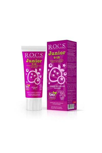 Rocs Junior 6-12 Orman Meyveli Özlü Diş Macunu 74 gr