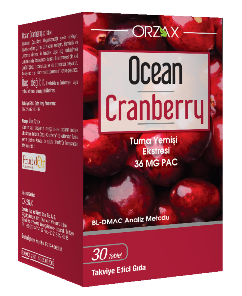 Orzax Ocean Cranberry 30 Tablet