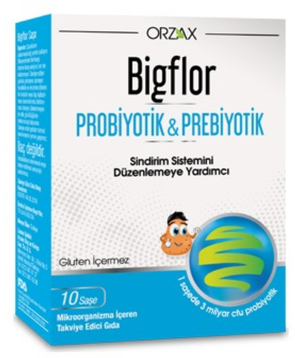 Orzax Bigflor Probiyotik & Prebiyotik 10 Saşe