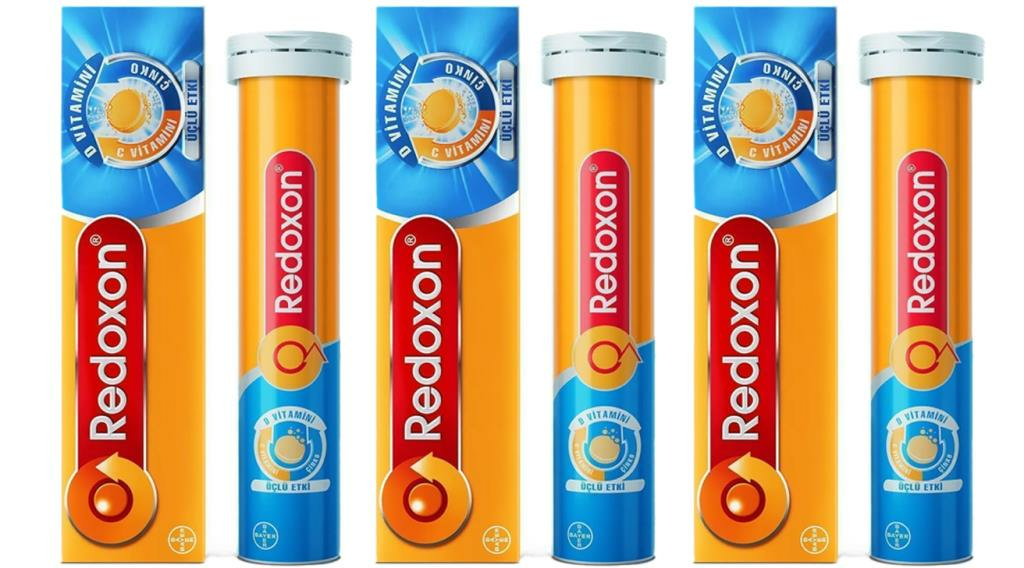 Redoxon Üçlü Etki Effervesan 15 Tablet | 3 Adet