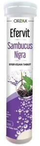 Orzax Efervit Sambucus Nigra Effervesan 20 Tablet
