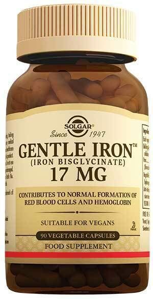 Solgar Gentle Iron 17mg 90 Kapsül