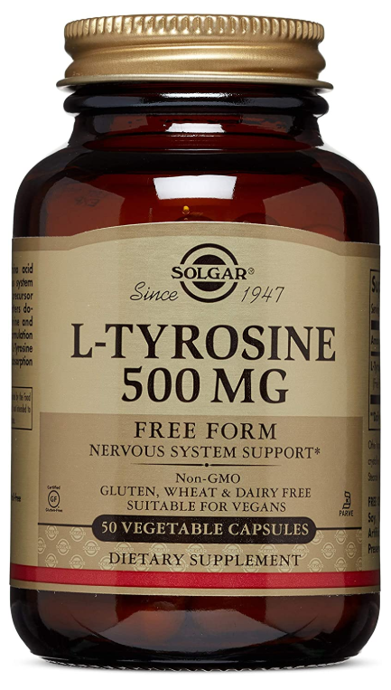 Solgar L-Tyrosine 500mg 50 Kapsül