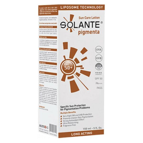 Solante Pigmenta SPF50+ Güneş Koruyucu Losyon 150ml | Leke Karşıtı Bakım