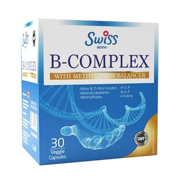 Swiss Bork B-Complex With Methylation Balancer 30 Kapsül