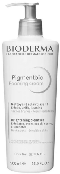 Bioderma Pigmentbio Foaming Cream 500ml | Leke Karşıtı Peeling Etkili Yüz Temizleyici