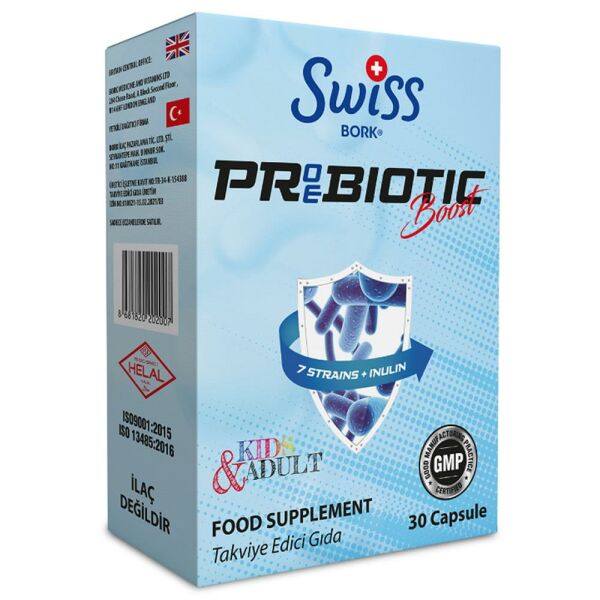 Swiss Bork Proebiotic Boost 30 Kapsül | Çocuk ve Yetişkin
