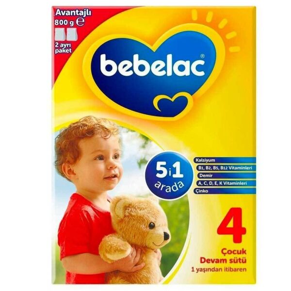 Bebelac 4 800gr | 1 Yaşından İtibaren Devam Sütü