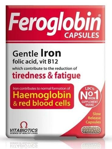 Vitabiotics Gentle Iron Feroglobin 30 Kapsül