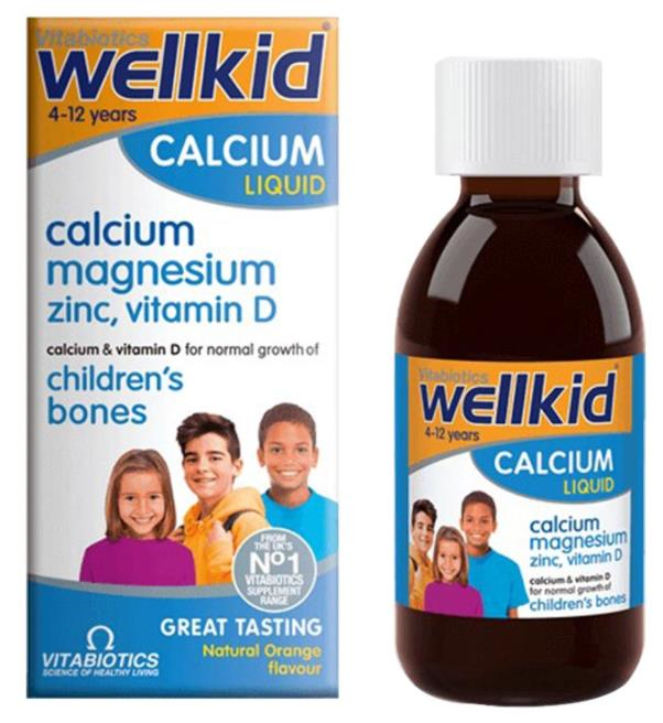 Vitabiotics Wellkid Calcium Liquid 150ml