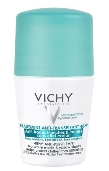 Vichy Deo Anti-Mark Roll On 50ml | Terleme Karşıtı  İz Bırakmayan Deodorant