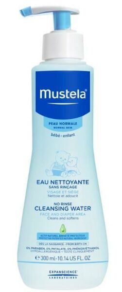 Mustela No Rinse Cleansing Water 300ml | Durulama Gerektirmeyen Temizleme Suyu