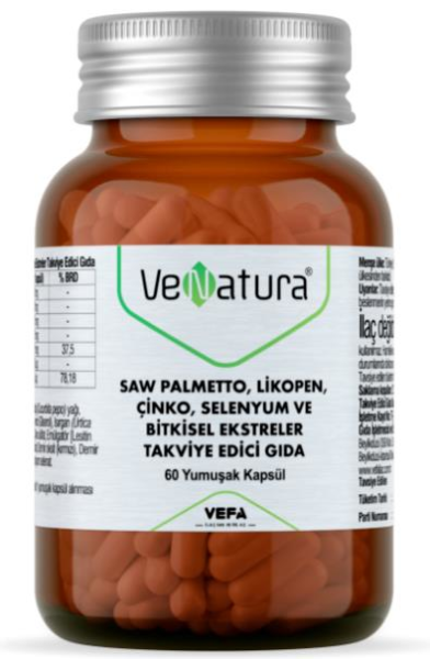 Venatura Saw Palmetto Likopen Çinko Selenyum 60 Softjel