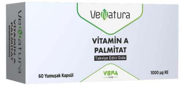 Venatura Vitamin A Palmitat 1000mcg 60 Softjel