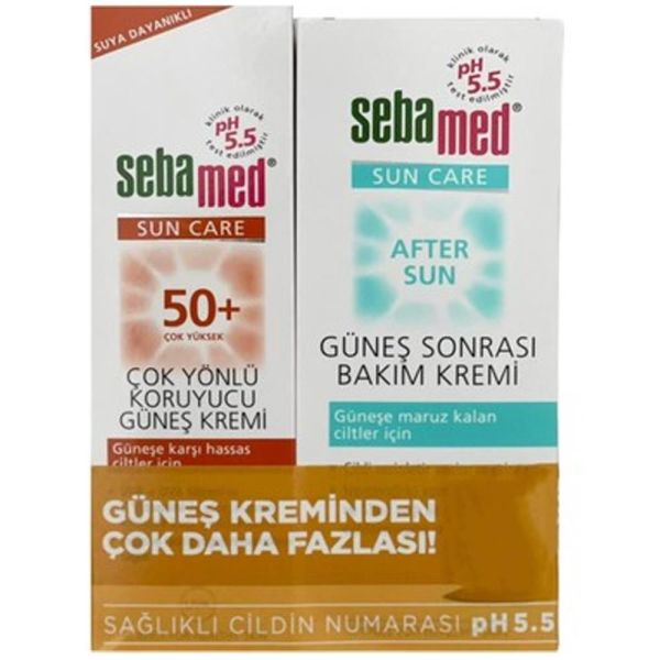 Sebamed Sun Care SPF50+ Güneş Kremi 75ml + After Sun 100ml | Avantajlı Paket
