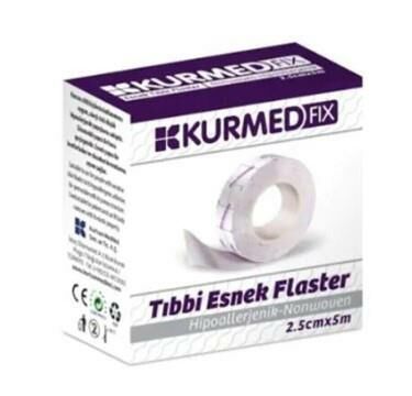 Kurmed Fix Esnek Tıbbi Flaster 2,5cm x 5m