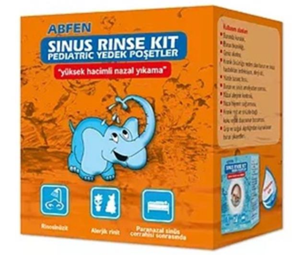 Abfen Sinus Rinse Pediatrik Nazal Yıkama Yedek Poşet 50 Adet