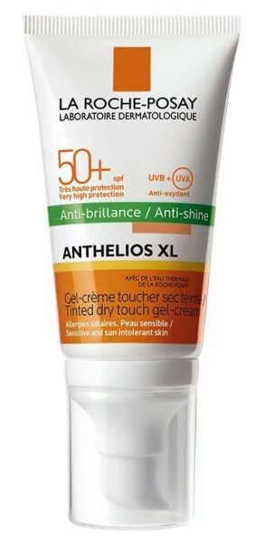 La Roche Posay Anthelios XL Dry Touch SPF50+ Tinted 50ml | Yağlı Ciltler İçin Renkli Güneş Kremi