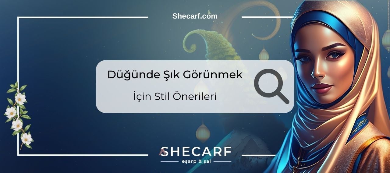 Düğünde Şık Görünmek İçin Başörtü Stil Önerileri