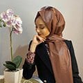 Leather Look Shawl