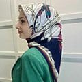 Sura (Krep Saten) İpek Eşarp