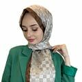 Monogram Shawl Models