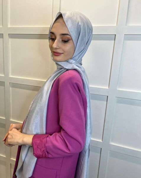 Harem Scarf Brisa Vual Şal 00816 GÜMÜŞ