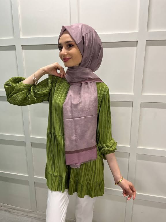 Aker İpek Koton (Cotton) Summer Cool Shawl Scarf 7208777 POWDER