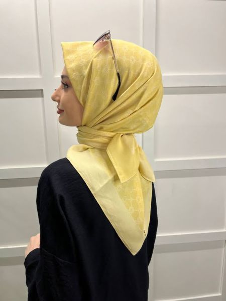Aker Elegance Monogram Eşarp 1090500 GOLD