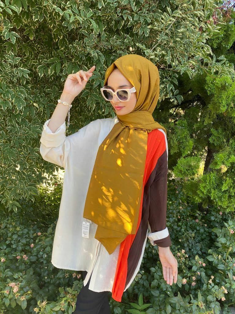 Siyane Scarf Kendinden Kırışık Kumaş Tek Renk Jazz Şal 00516 TÜTÜN RENGİ
TÜTÜN RENGİ