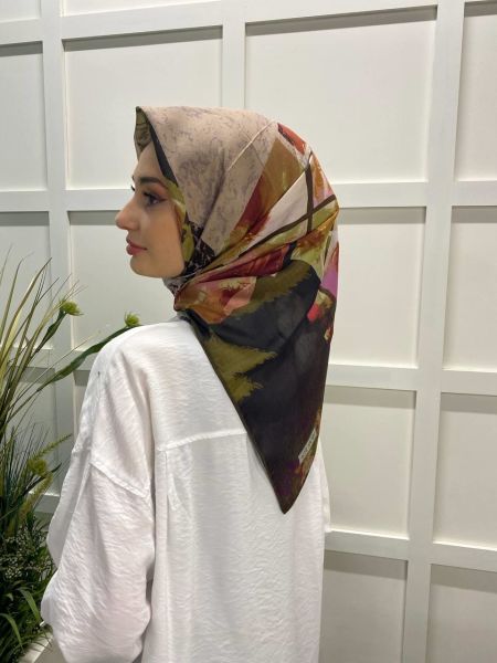 Aker Sport Wooltouch Wool Look Latest Season Scarf 7610223 OIL GREEN