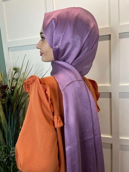 Arwella Lightly Shiny, Short Tassels, 31 Different Colors Evening Dress Shawl 00957 LIGHT LILA