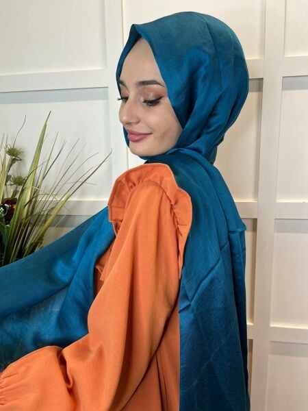 Arwella Lightly Shiny, Short Tassels, 31 Different Colors Evening Dress Shawl 00957 OIL GREEN