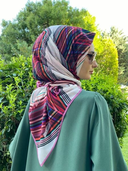 Aker Sport Angel Series Summer Patterned Scarf 7806 POWDER