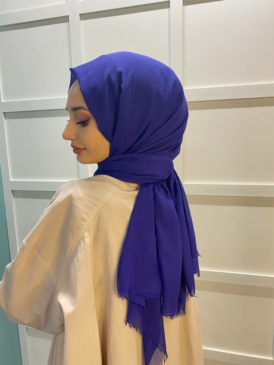 Arwella 100% Cotton Dubai Shawl 00606 NEON