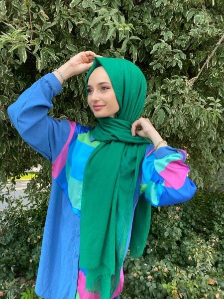 Arwella 100% Cotton Dubai Shawl 00606 BENETTON