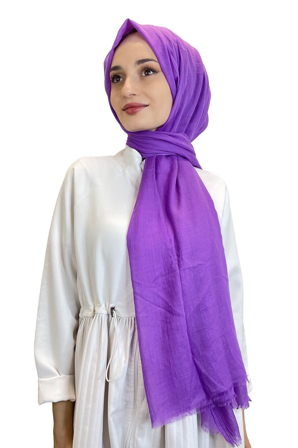 Arwella %100 Pamuk Dubai Şal 00606 ERGUVAN