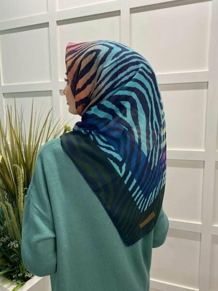 Aker Sport Wooltouch Wool Look Latest Season Scarf 7651223 BLUE GREEN