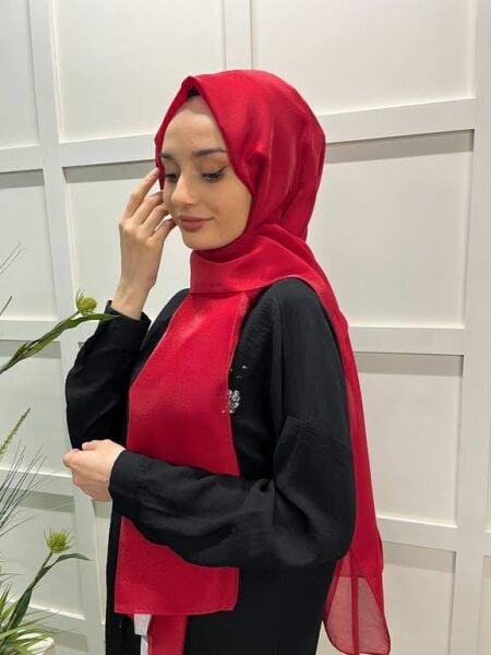 Siyane Scarf Diamond Evening Dress Wedding Shawl 00790 RED