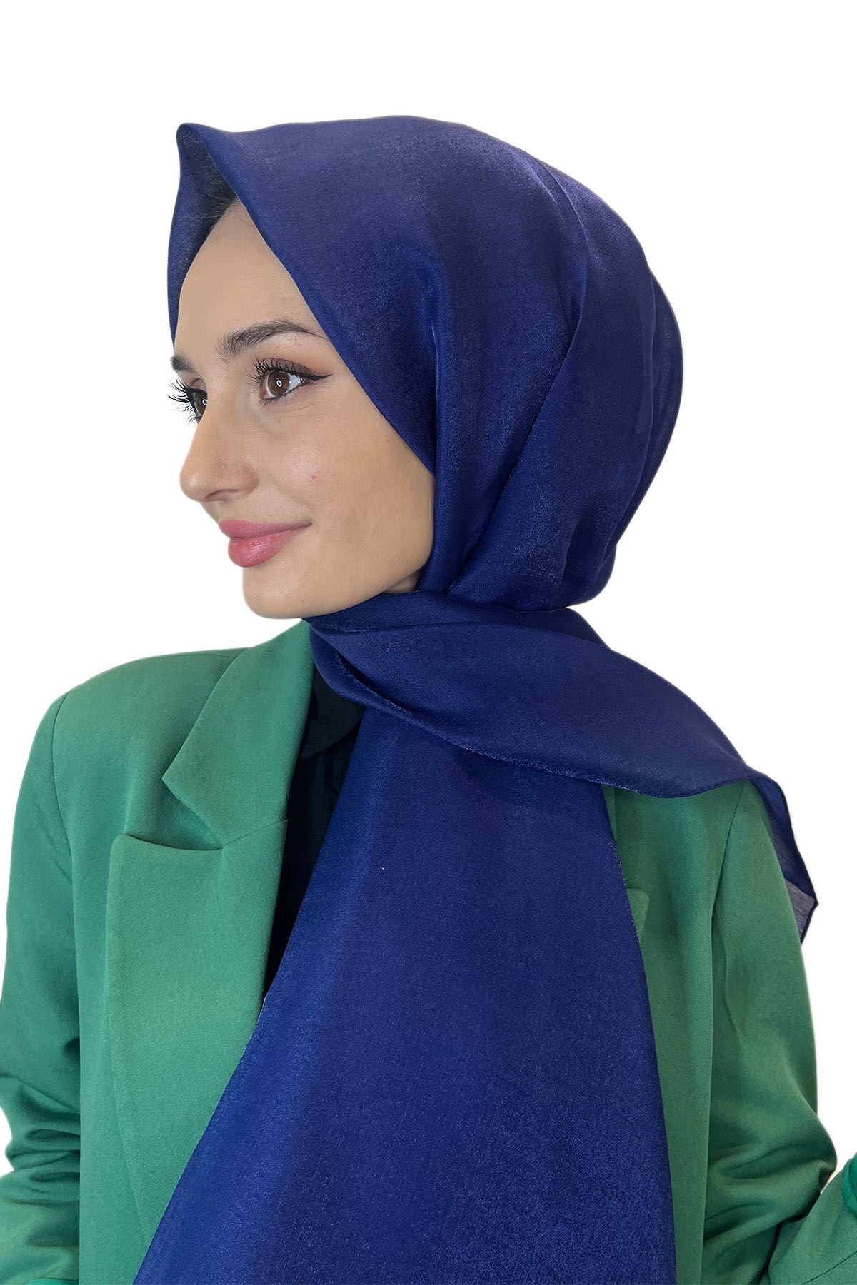 Siyane Scarf Diamond Evening Dress Wedding Shawl 00790 DARK BLUE
