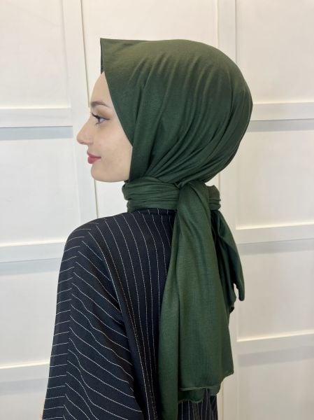Shecarf Jersey Shawl - Stiched At The Ends - High Quality 00991 Dark Emerald